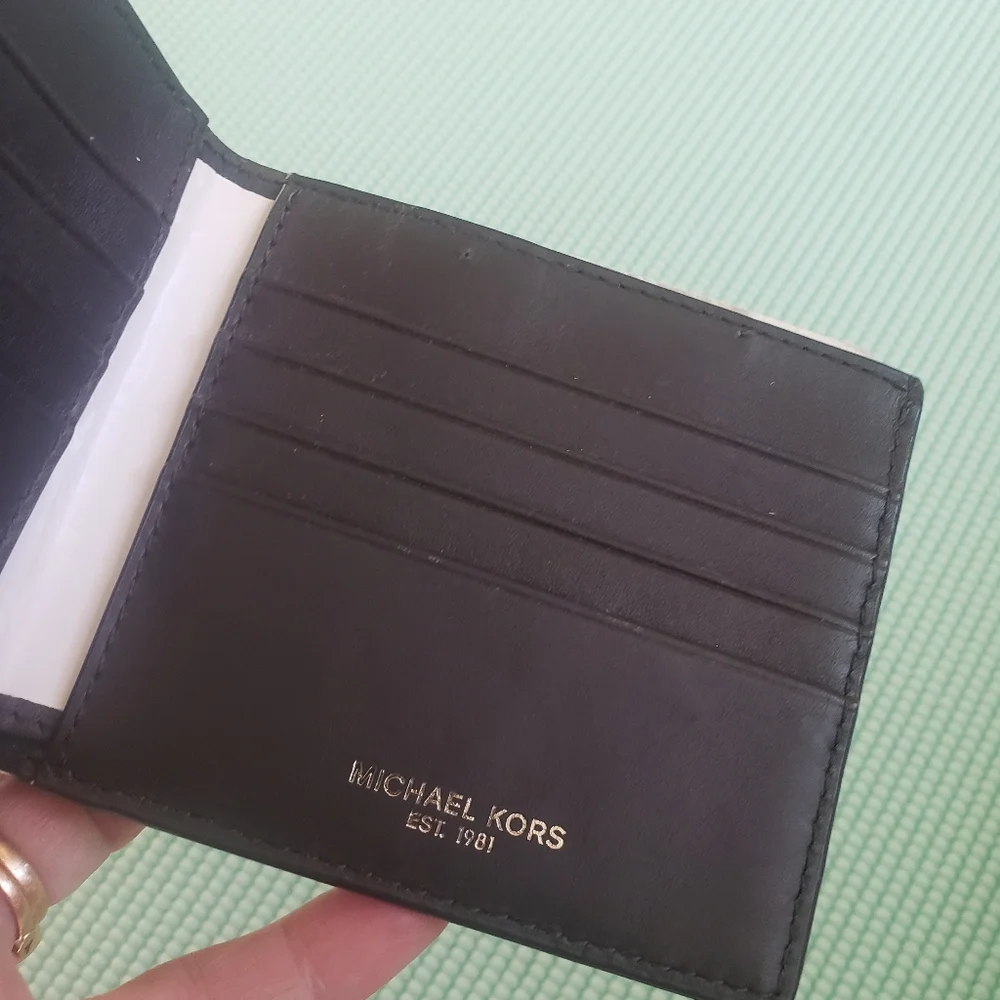 Michael Kors Soft Leather 8 Slot Wallet Dark Brown